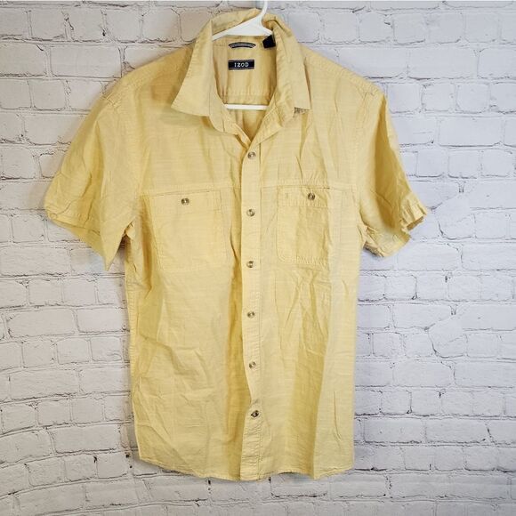 Men's Izod button-down shirt, size Medium - Picture 1 of 3